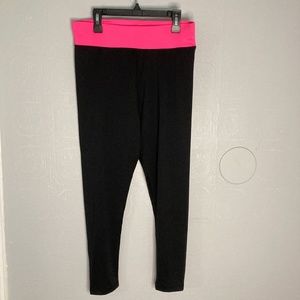 Zone Pro Women’s Black and Pink Leggings size Medium